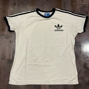 Adidas Originals Three Stripe T-Shirt Logo